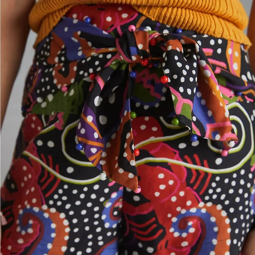 FARM Rio Multicolor Patterned Women Shorts NWOT - Picture 2 of 5